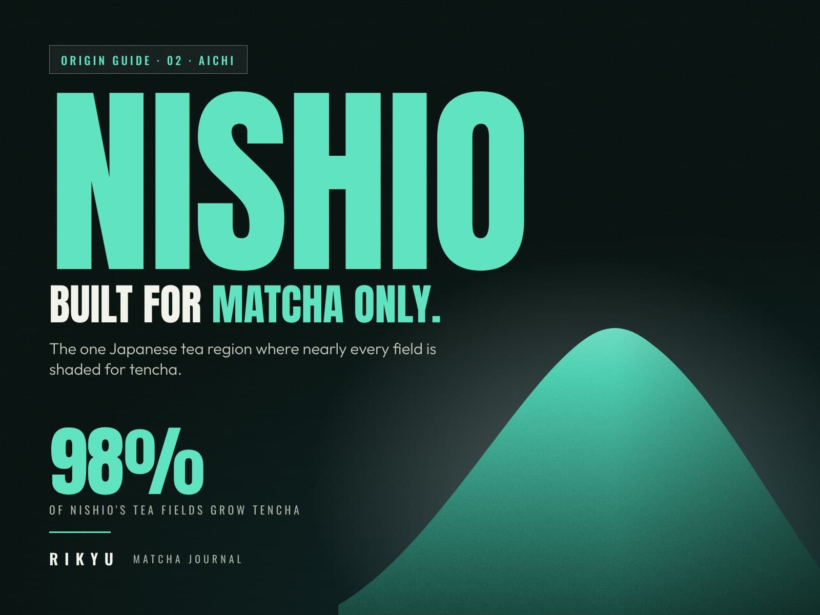 Nishio Matcha: Japan's Matcha-Only Region, Explained